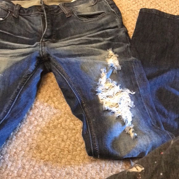 Machine Denim - Machine Jeans-fit is probably closer to a 6/8 W15-16 inches skinny jean-see pics